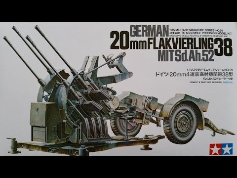 Tamiya Kits German 2cm Flakvierling 38 Kit Tam35091 for sale online