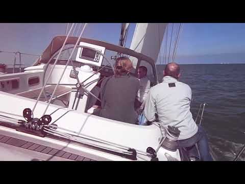 Staff Sail with Contest Yacht