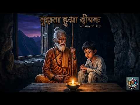 बुझता हुआ दीपक (Zen Wisdom Story) | AISTUDIO-STORIES video thumbnail