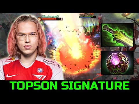 T1.TOPSON INVOKER SIGNATURE TURNAROUND - SUNSTRIKE PLAYS DOTA 2
