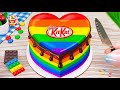Newest Kitkat Rainbow Cake Tiny Buttercream Miniature Cake Dessert Recipe Unbox Overworld
