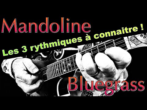 Mandoline Bluegrass • Les 3 rythmiques