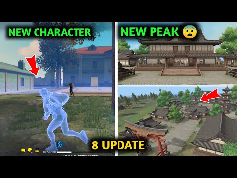 NEW CHARACTER ABILITY TEST | TOP 8 CHANGES IN FREE FIRE NEW UPDATE|
