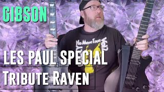 Video thumbnail for Gibson Les Paul Special Tribute Raven Demo and comparison  to the LTD EC256 by The Distortion Principle