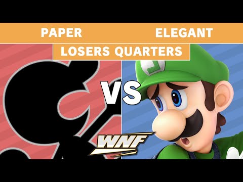 WNF 1.10 - Paper (Mr Game and Watch) vs  Elegant (Luigi) Losers Quarters - Smash Ultimate