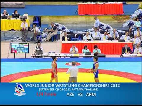 WORLD JUNIOR WRESTLING CHAMPIONSHIPS 2012_AZE VS ARM