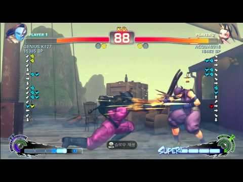 SSF4 Rank Match   GENIUS K127 (CW)  vs  ACQUA0316 (IB)