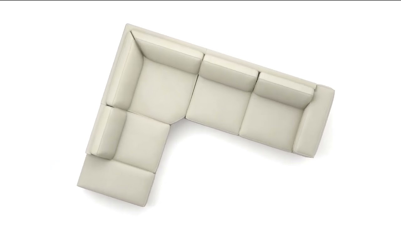 David Divani Designs - Manhattan Sectional Grey