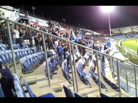 Grada 20D - Recre 1-2 Eibar - animando al final