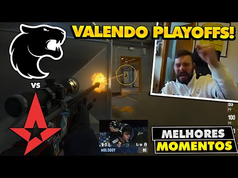 MOLODOY e KSCERATO AMASSARAM! VALENDO O PLAYOFFS! Melhores  Momentos: FURIA vs ASTRALIS - IEM KRAKOW