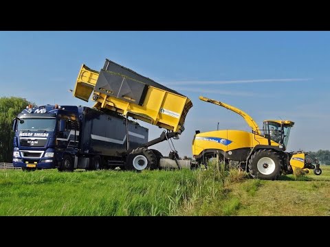 New Holland FR9050 | Bunker forage harvester | Lucerne harvest | Lelystad | Ruinerwold