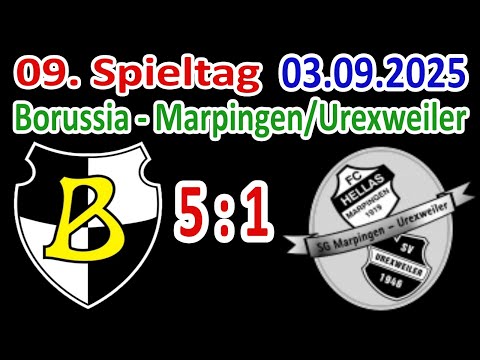 Borussia Neunkirchen - Hellas Marpingen/Urexweiler - 5:1 (2:1) - Spielzusammenfassung - 03.09.2025