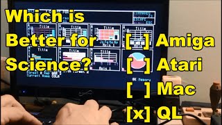 Doing Science on the Sinclair QL with Abacus & Easel