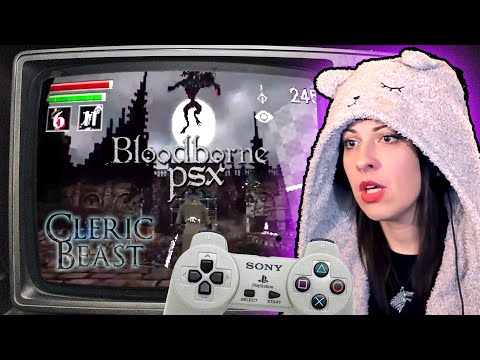 BLOODBORNE PSX Demake Walkthrough Part 3 - CLERIC BEAST
