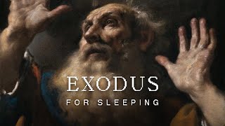Full Book of Exodus for Sleep with Ambient Fireplace Sounds | Peaceful Bible Reading &amp; Black Screen