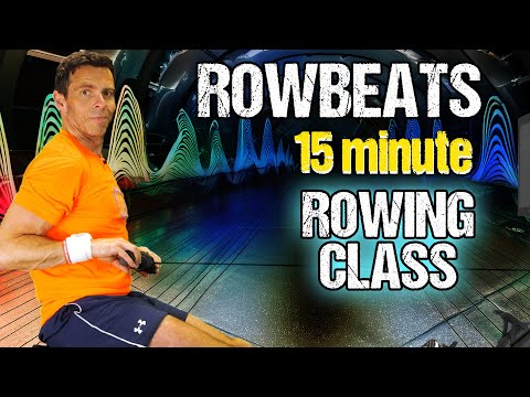 RowBeats: Get Your Sweat on  with a  15 Min Indoor Rowing Follow Along Workout