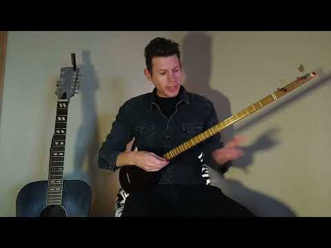 playing a Setar for the first time