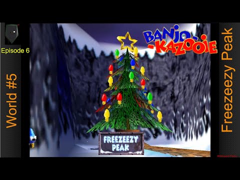 Banjo Kazooie World 5 Freezeezy Peak All Jiggies, Notes & Honeycomb Pieces