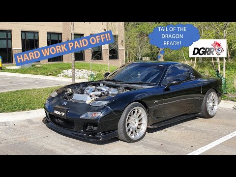 "Breaking in" the JDM RX7's Rebuilt Engine the Right Way - Making Boost!