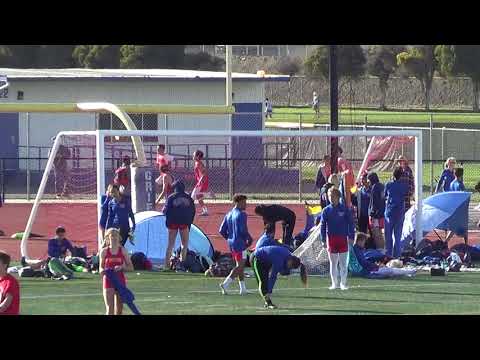 FSB & JVB 300mH vs Troy 3-14-18 - Los Alamitos Boys