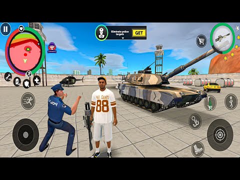 Vegas Crime Simulator 2 - (by Naxeex) Mission Escape Military Base #11 - Android Gameplay