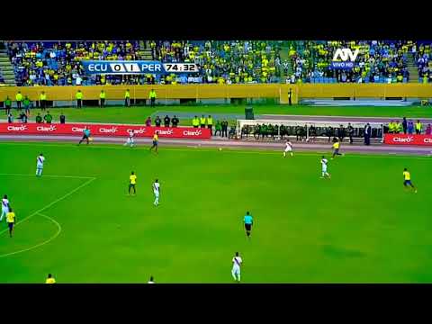 Gol de Hurtado a Ecuador (Narración de Daniel Peredo)