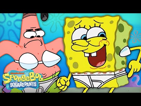 SpongeBob UnderPants 👖 | Every Underwater Underwear Moment | SpongeBob