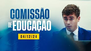 NIKOLAS FERREIRA - Comissão de Educação 04/12/2024
