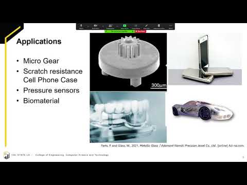 Team 24 Bulk Metallic Glass