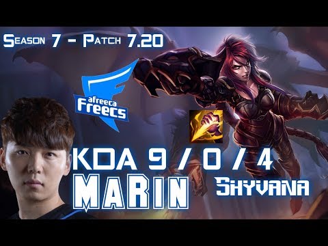 AFs MaRin SHYVANA vs LEE SIN Jungle - Patch 7.20 KR Ranked