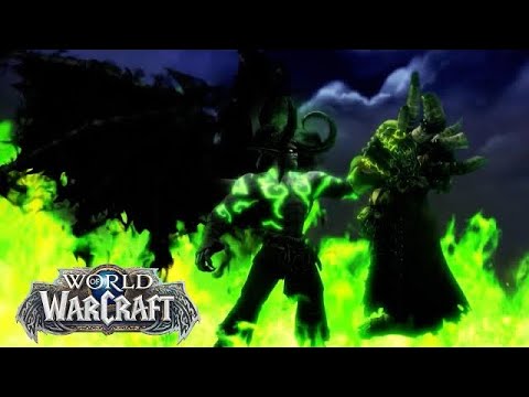 Sargeras Sword in Azeroth: Illidan’s Return & Alleria's Void - All Cinematics [WoW: War Within]