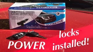 POWER DOOR LOCKS INSTALLED! [part seven] 2002 Ford Ranger EDGE