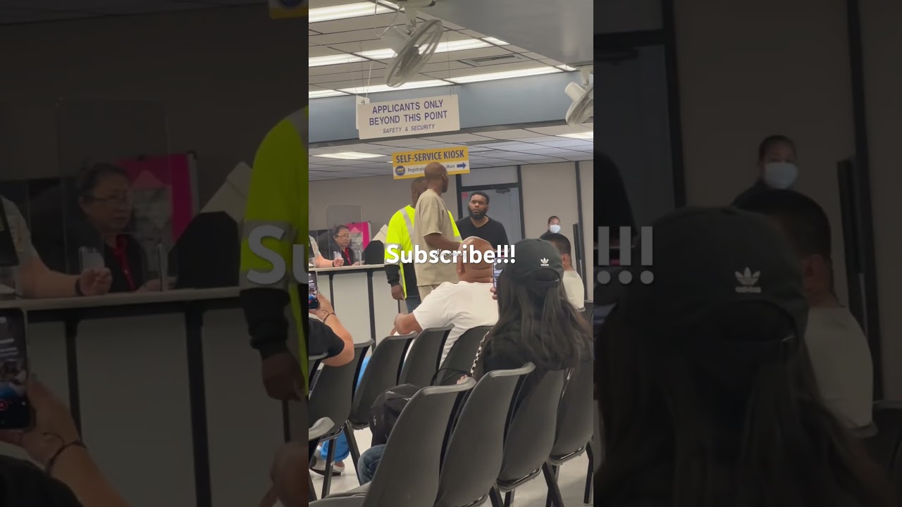 Fight at the DMV 😂😂😂 you ready???!!!