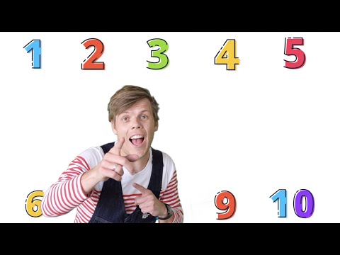 Verder tellen tot 10 - Bewegend leren met meester Sander