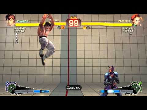SSF4 FT3: GaRrZeTT (Fei Long) vs PSHustla (Cammy) Match 1