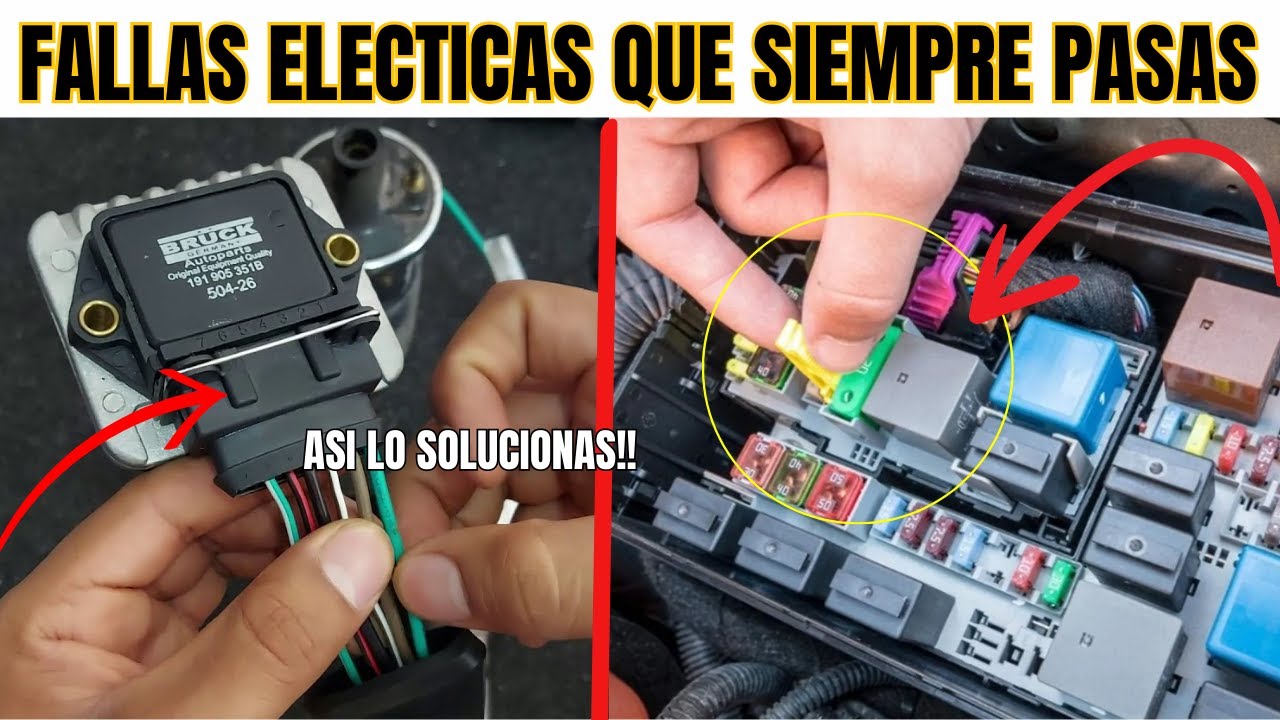 5 Fallas Eléctricas Muy frecuentes en al Auto que Son fáciles de Resolver!