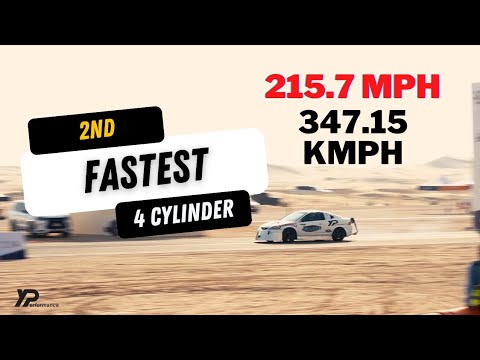 2nd fastest 4 cylinder car (347kmph) in the WORLD on half mile | Acura RSX | 1400+ WHP