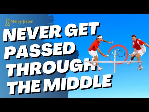 Cover the middle in tennis doubles with this simple system