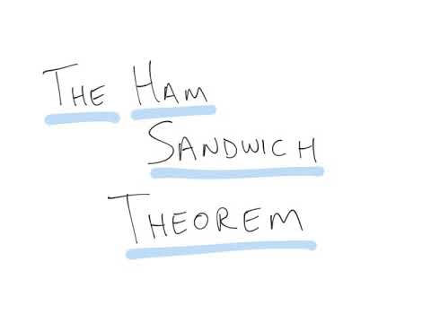 The ham sandwich theorem