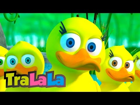 Cinci rățuște (Five Little Ducks) - Cântece pentru copii | TraLaLa