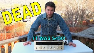 Busted eBay Marantz gets dim bulb LIT! Powerwash??