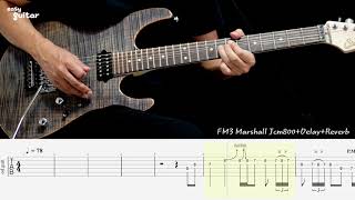 X Japan -  Endless Rain Guitar Solo Lesson With Tab(Slow Tempo)