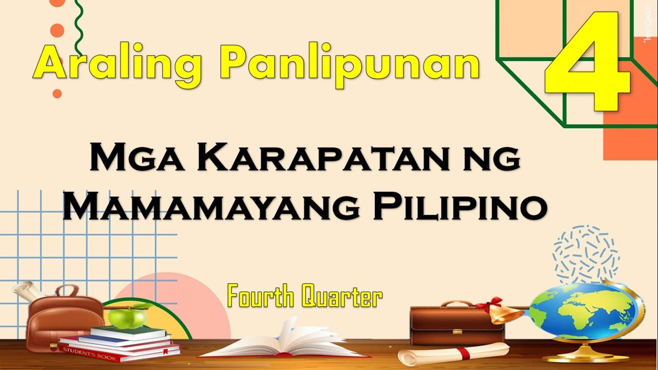 Mga KARAPATAN NG MAMAMAYANG PILIPINO || Araling Panlipunan 4