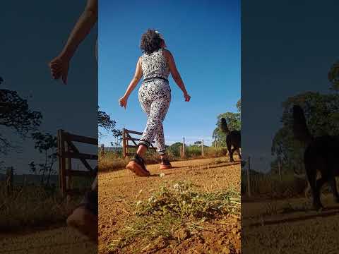Caminhada sertaneja Comunidade Santa Rita município Vianópolis Goiás Brasil
