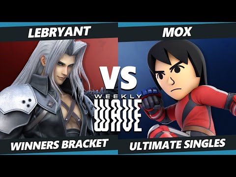 Weekly Wave 21 - Lebryant (Cloud, Sephiroth) Vs. Mox (Mii Brawler) SSBU Ultimate Tournament