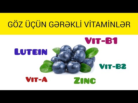 VİSİON-PLUS. GÖZ ÜÇÜN FAYDALI VİTAMİNLƏR.
