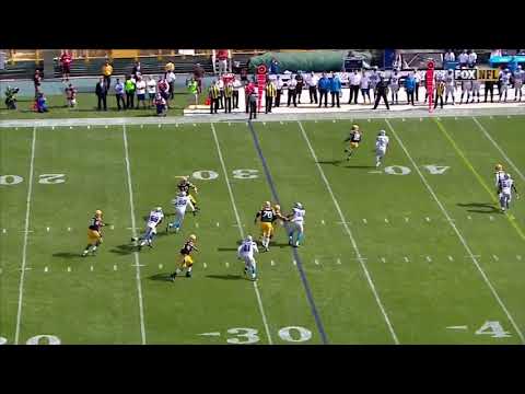The Longest Throw in NFL History - Aaron Rodgers - 73 in Air Yards