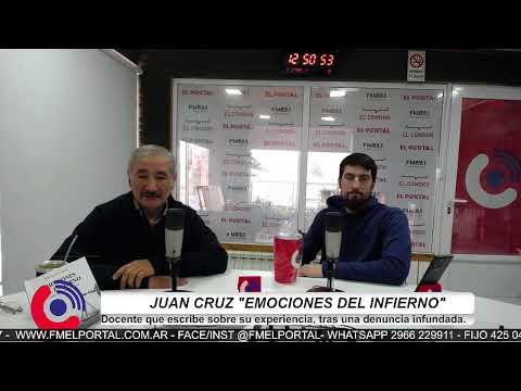 JUAN CRUZ  - Presentación del libro "EMOCIONES DEL INFIERNO"