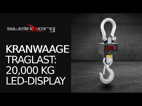 Video - B-Ware Kranwaage - 20.000 kg / 5 kg