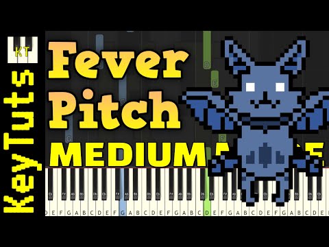 Fever Pitch [Undertale Yellow] - Medium Mode [Piano Tutorial] (Synthesia)